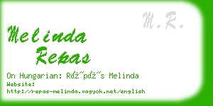 melinda repas business card